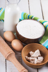 Ingredients for dough