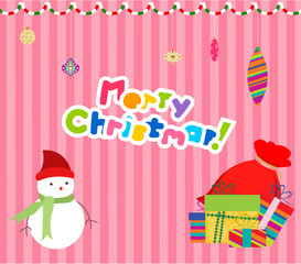 Merry christmas card background