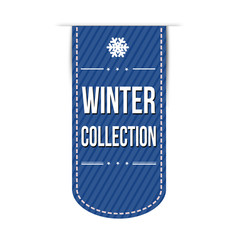Winter collection banner design