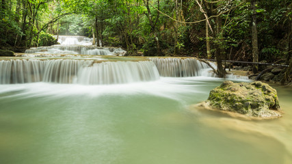 beautiful waterfall in Thailand
