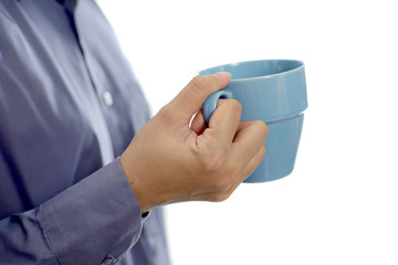 Woman Hold Cup Of Coffee