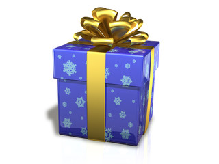 gift box blue