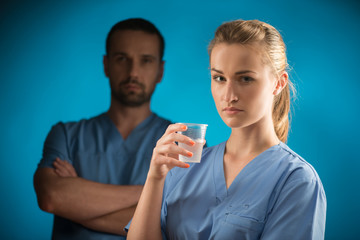 Hard work of doctors