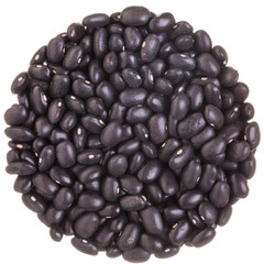 Perfect Circle texture of Black Beans