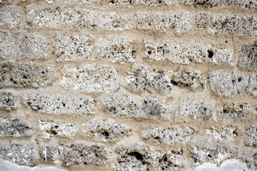 limestone wall