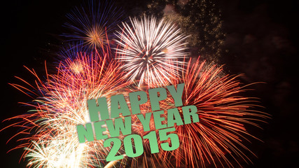 happy new year 2015 feuerwerk