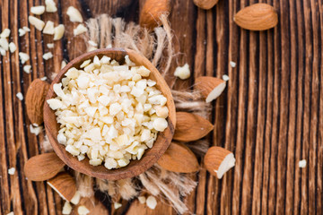 Portion of Minced Almonds