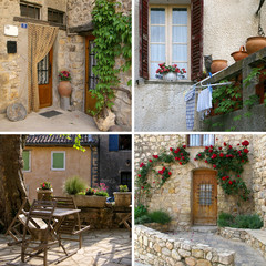 Fototapeta na wymiar Southern France: Provence in detail, collage