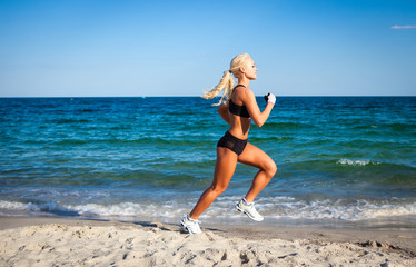 Running woman