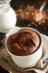 chocolate souffle