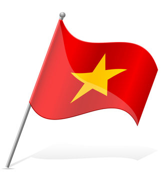 flag of Vietnam vector illustration