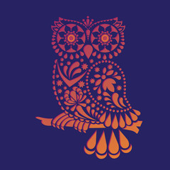 Obraz premium Decorative owl