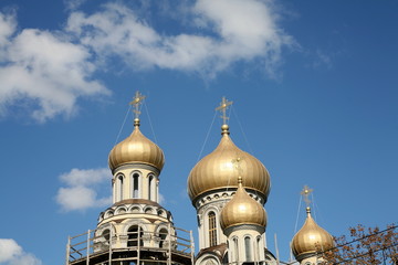 Romanov church domes,Vilnius