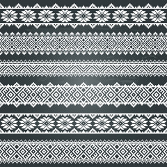 A set of border decoration elements patterns