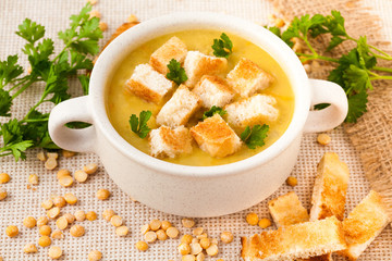Pea soup