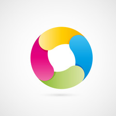 picto abstrait coloré