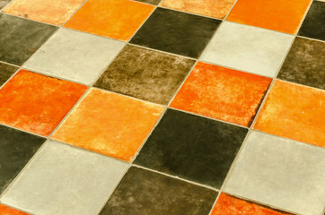 Rustic ceramic tiles