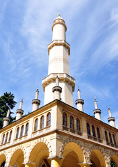 minaret in the park, Moravia, Czech Republic, Europe