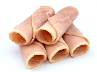 sliced ham