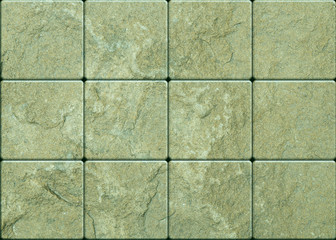 Marble floor tiles