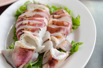 grilled squid