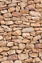 Limestone wall pattern,