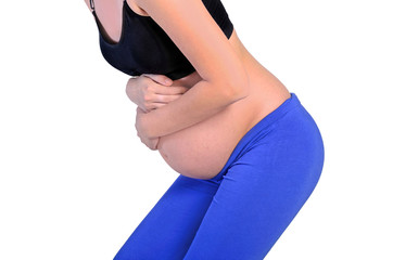 young pregnant woman