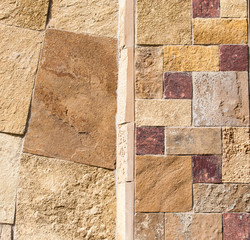 background of mosaic bricks
