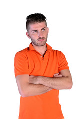 Fototapeta premium isolated young man