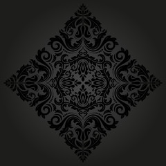 Orient vector ornamental round lace