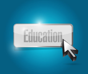 education button illustration design