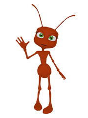 cartoon ant 3d