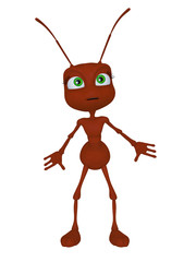 cartoon ant 3d
