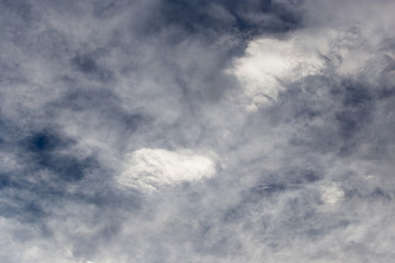 clouds in the sky as background