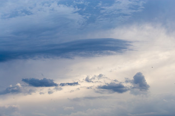 Fototapeta na wymiar clouds in the sky as background