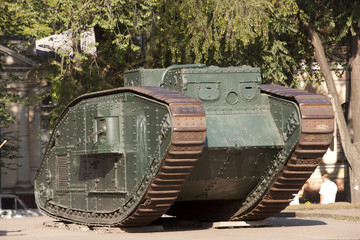 WW tank as a monument