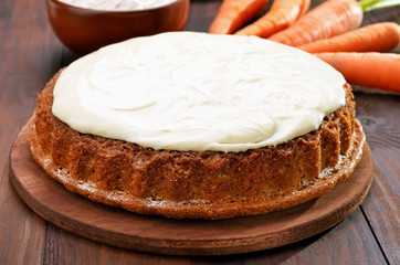 Carrot cake with icing