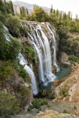 Obraz na płótnie Canvas Tortun Waterfall Erzurum Turkey