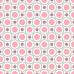 Romantic vector seamless pattern