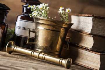 The ancient natural medicine, herbs and medicines