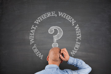 Who what where when why how on blackboard