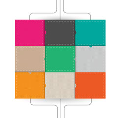 Business Infographics blank availability vector illustration