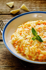 risotto with pumpkin
