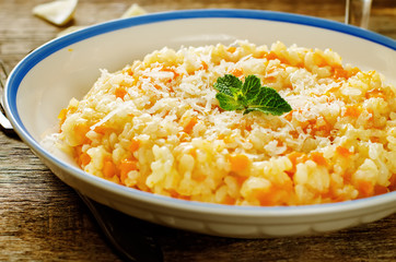 risotto with pumpkin