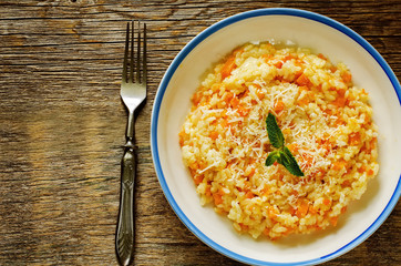 risotto with pumpkin