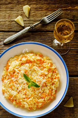risotto with pumpkin