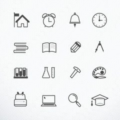 School icon vector illustration