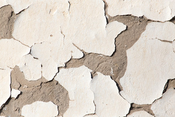 background of wall with peeled paint