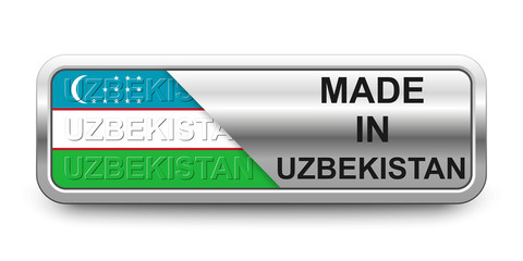 Made in Uzbekistan Button