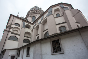 Fototapeta premium St. Johannes church in wuerzburg germany